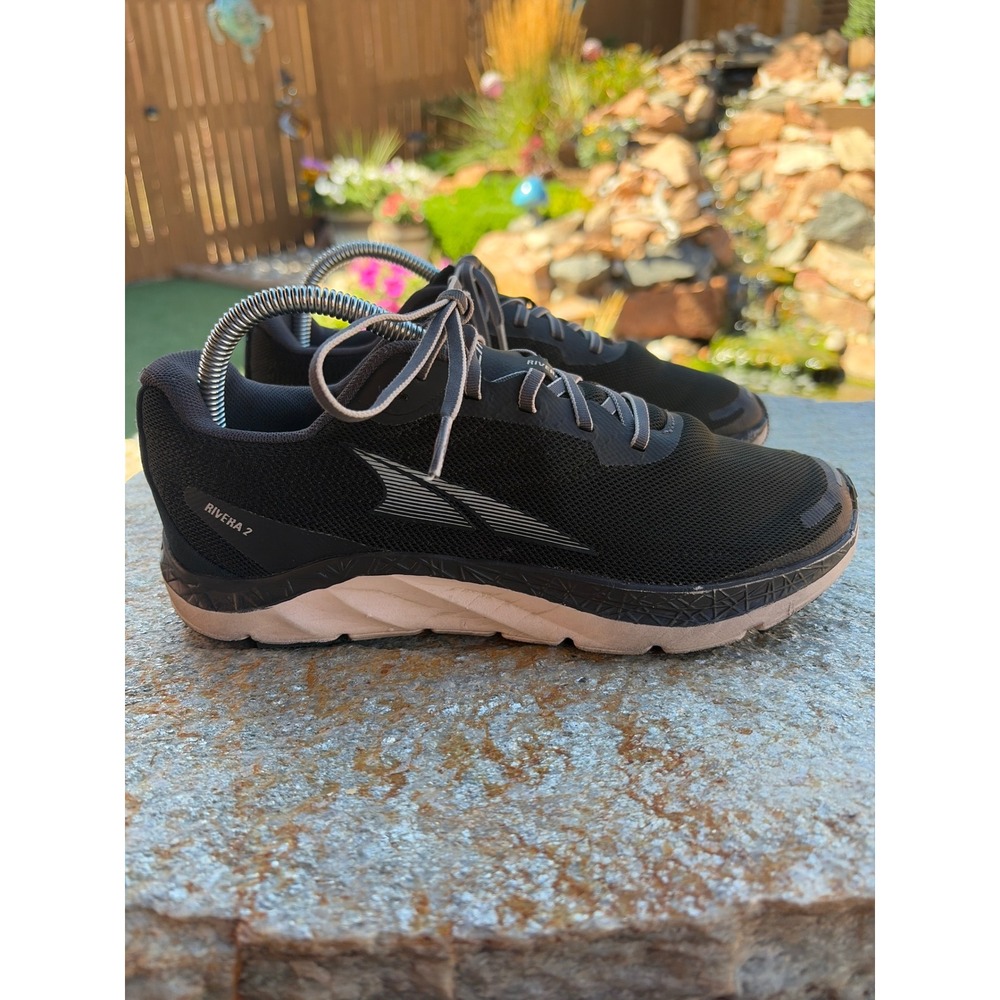 Altra Rivera 2 Womens Running Shoes Black White AL0A5489060 Size 8.5